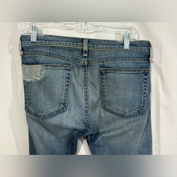 Rag & Bone “Tomboy” Distressed Patchwork Jeans | size 27 - Picture 9 of 9